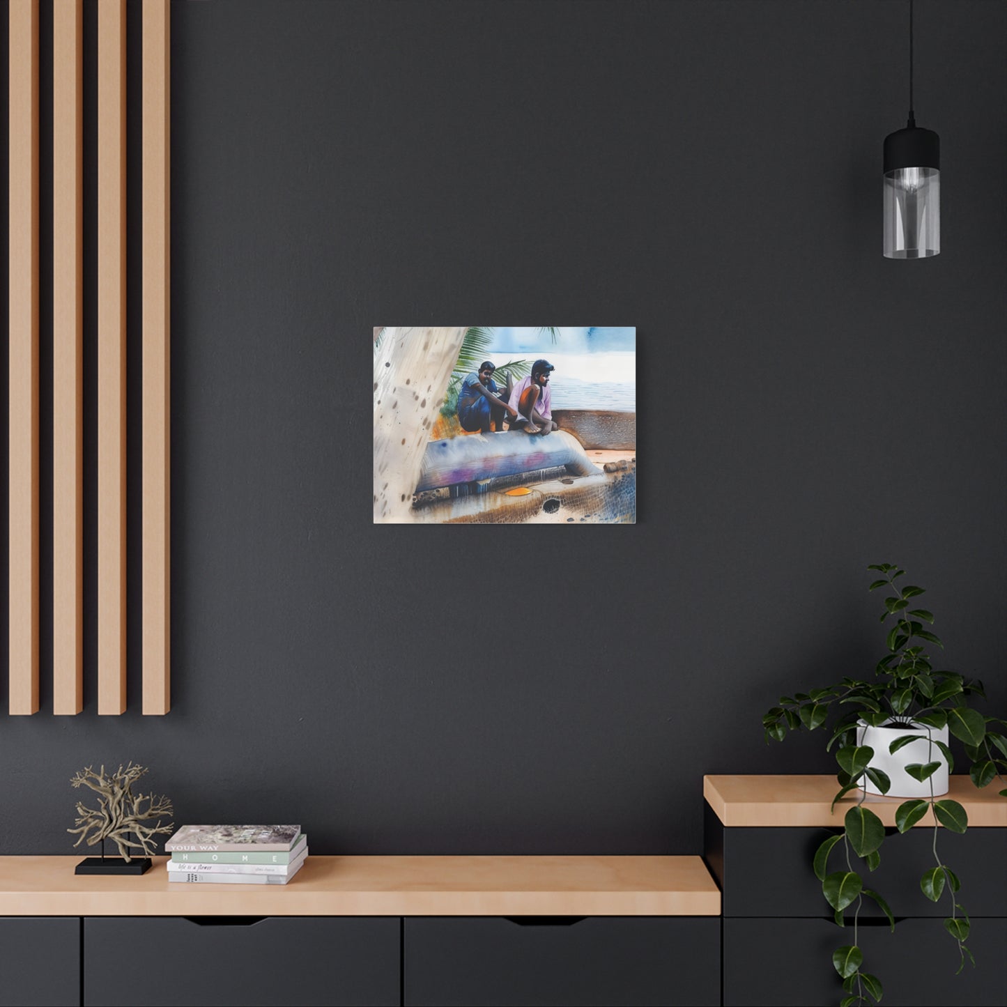 Artistic Matte Canvas Print, Coastal Decor, Beach Wall Art, Ocean Photography, Unique Home Accent