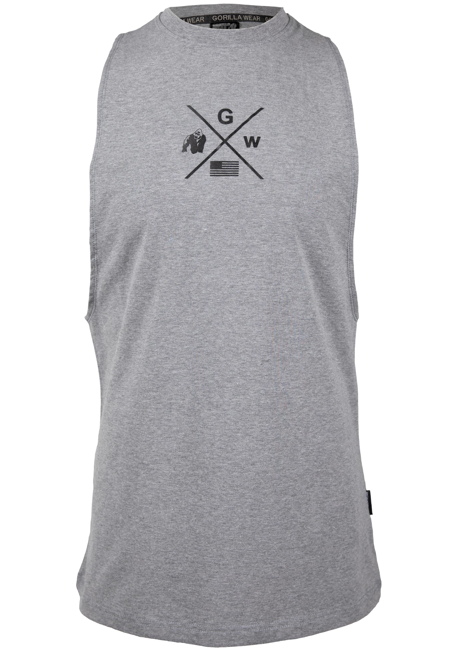 Cisco Drop Armhole Tank Top - Gray/Black