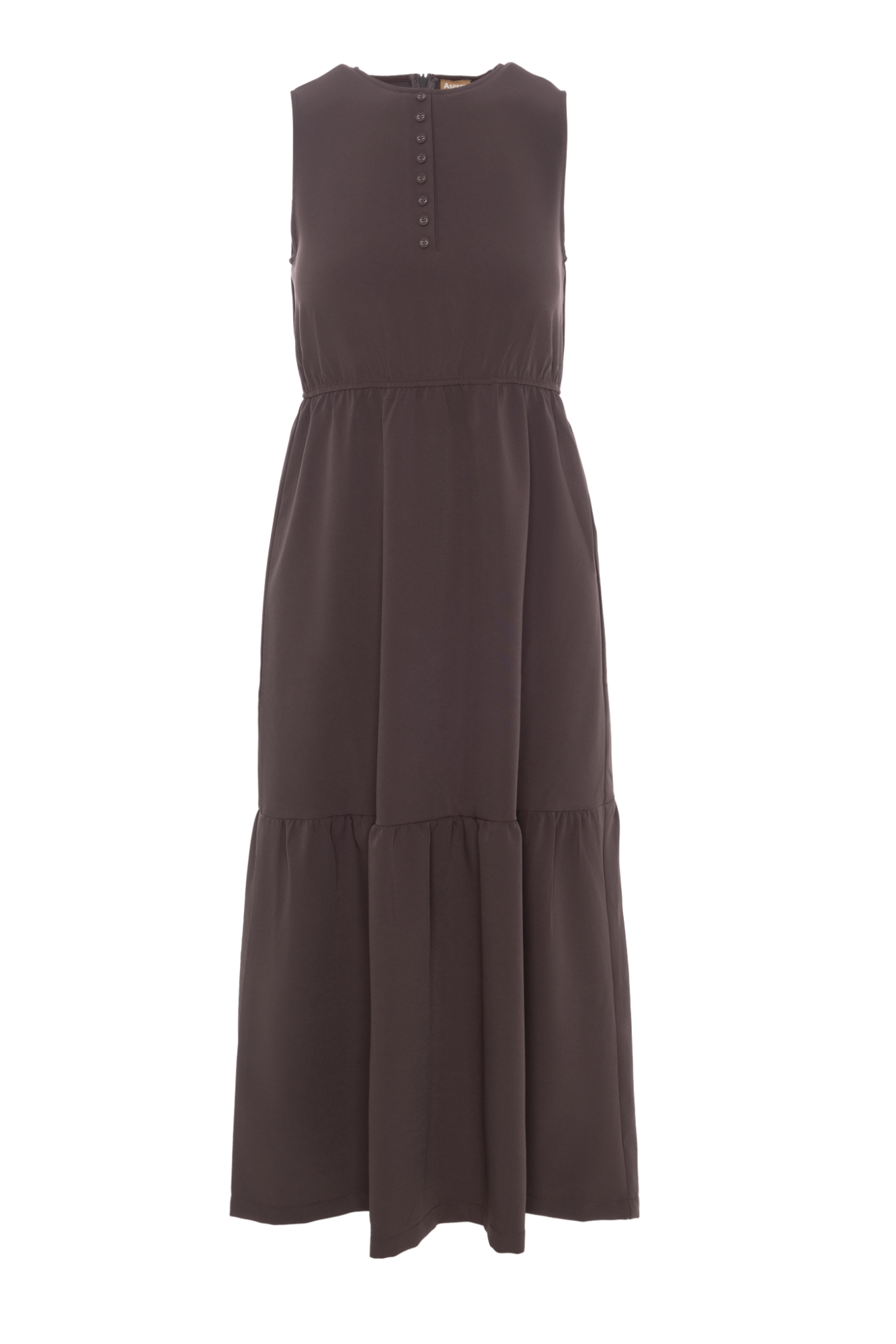 Midi Tiered Jumper Plum