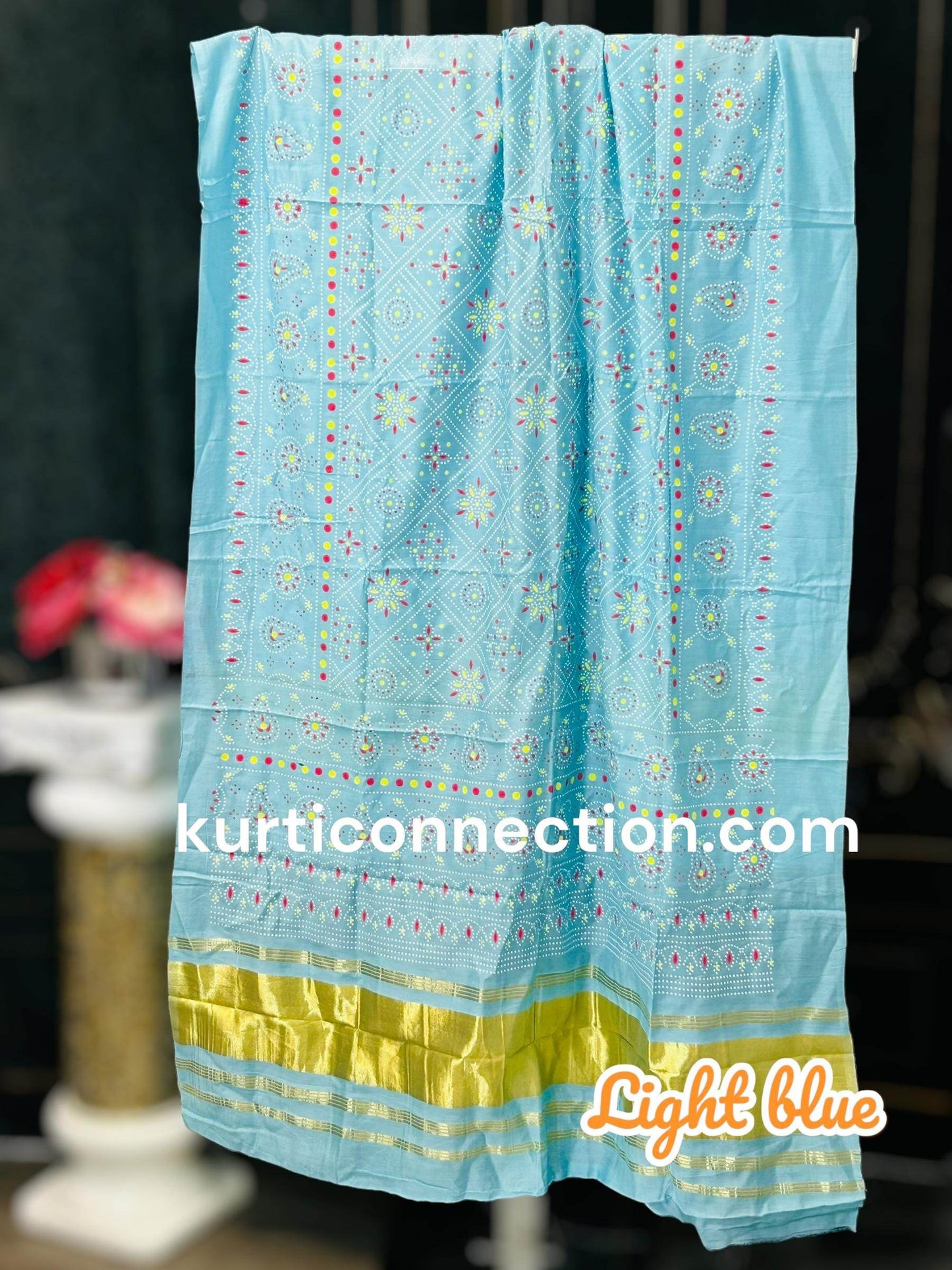 Gajji silk dupatta : color options available