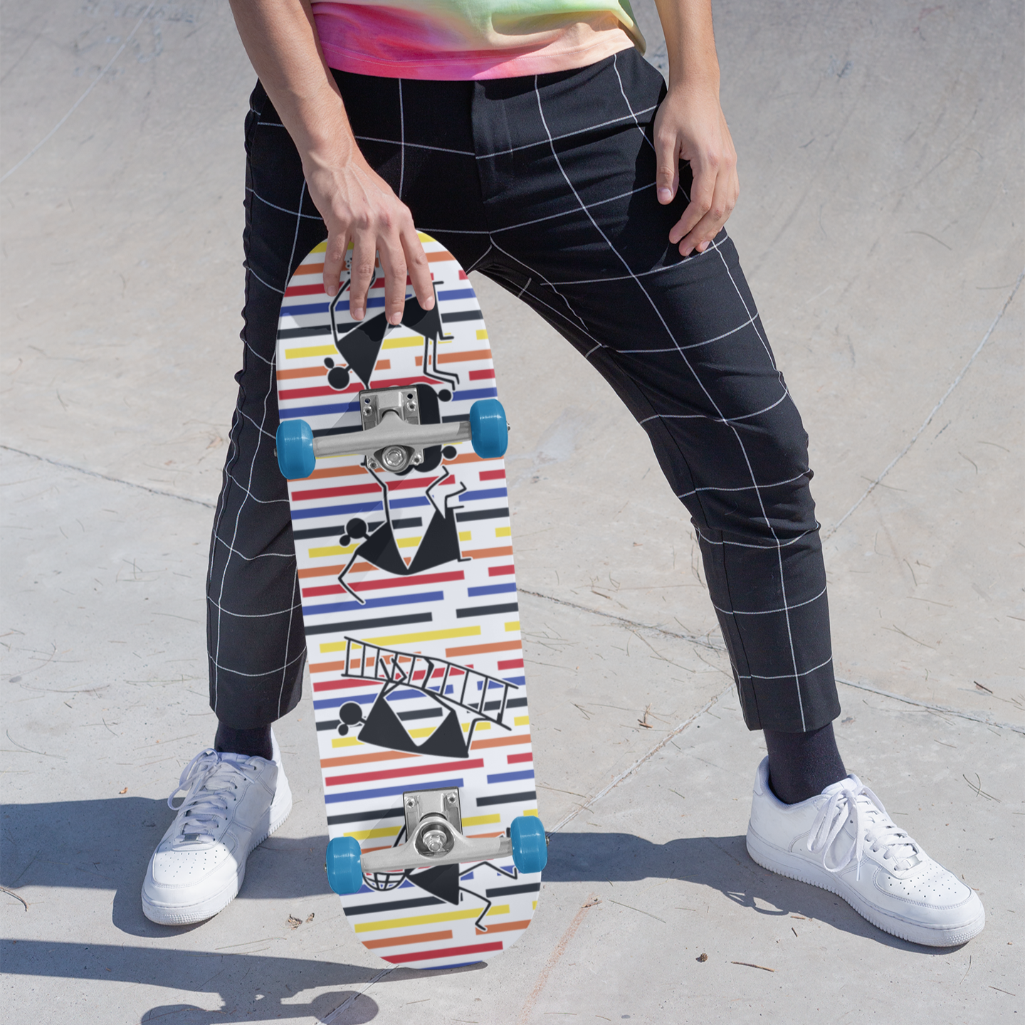 8-1/2 Skateboard Deck Indian tribal Art