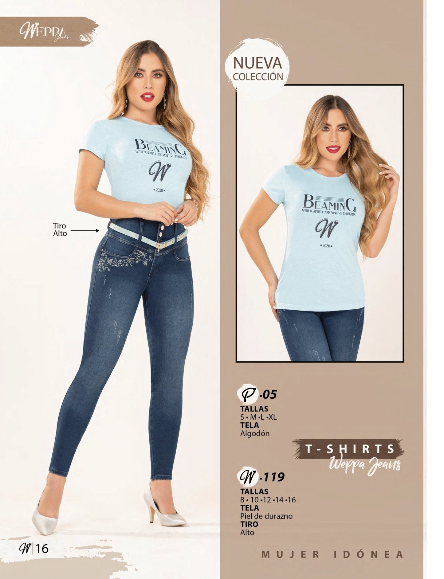 W-119 100% Authentic Colombian Push Up Jeans