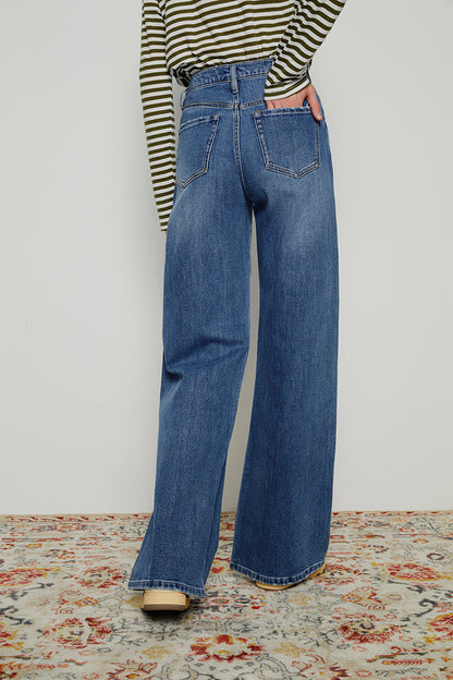Angeles High Rise Baggy Jeans HJ103