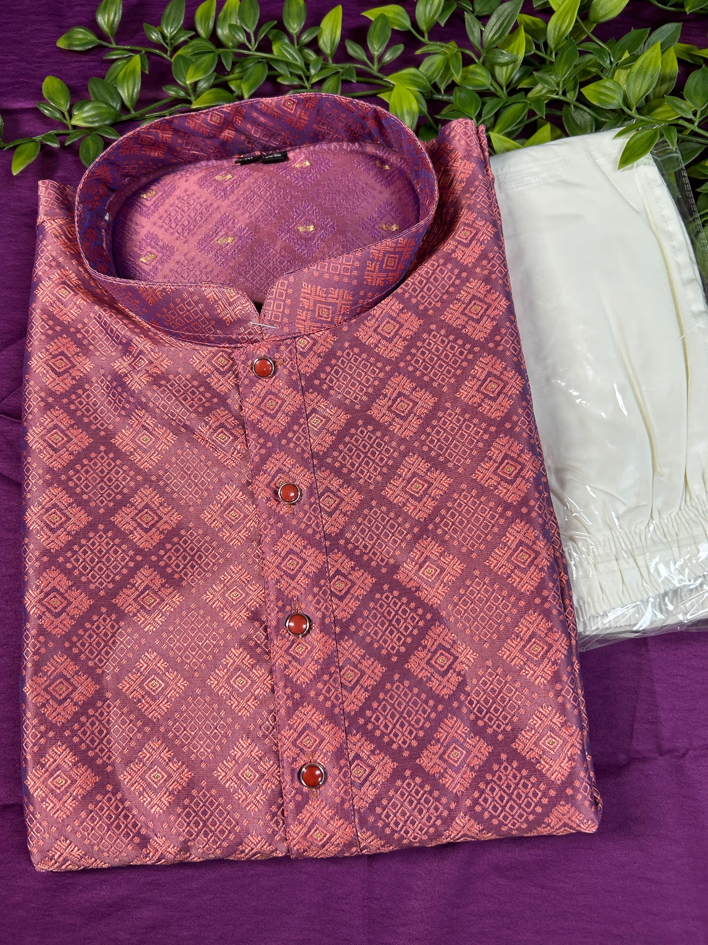 Onion pink kurta set Pink 44