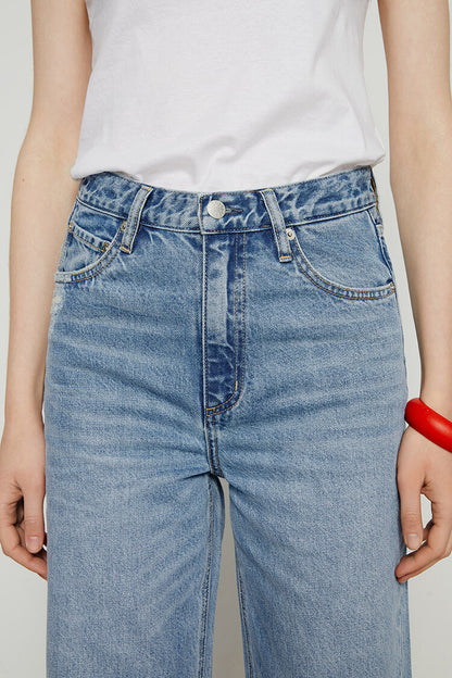 Coney Island Whitefish High Rise Wide Jeans HJ007