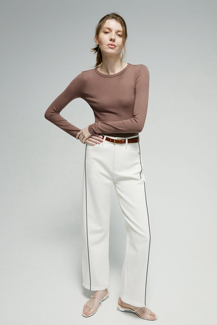 Crush Curve Ankle Jeans HJ052 Don't Say No