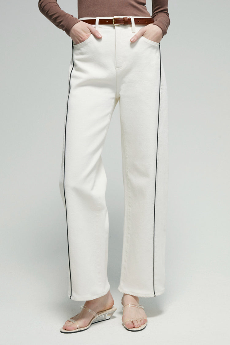 Crush Curve Ankle Jeans HJ052