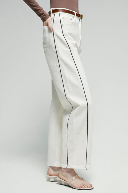 Crush Curve Ankle Jeans HJ052