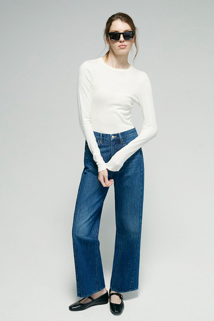 Crush Curve Ankle Jeans HJ052 Girls Just Want To Have Fun