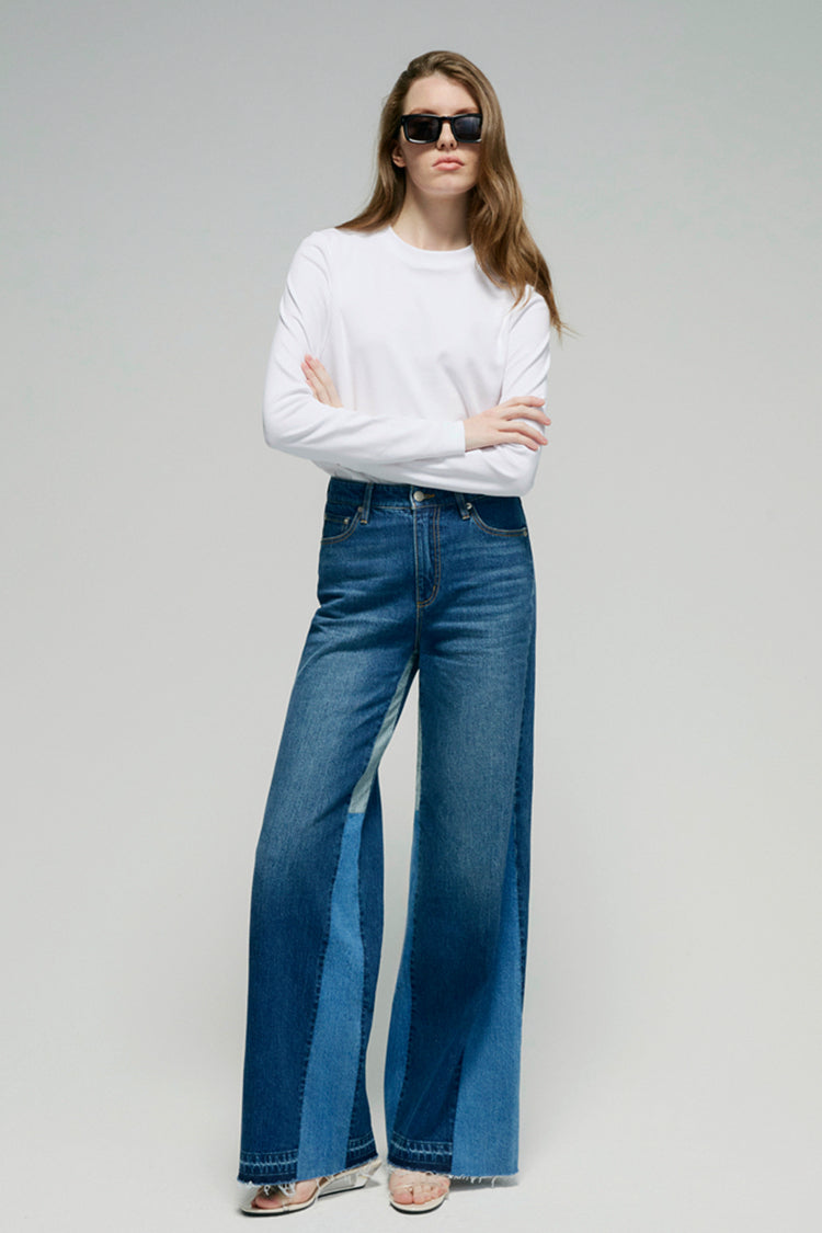 Shadow Split Wideleg Jeans HJ056 Isn't Anything