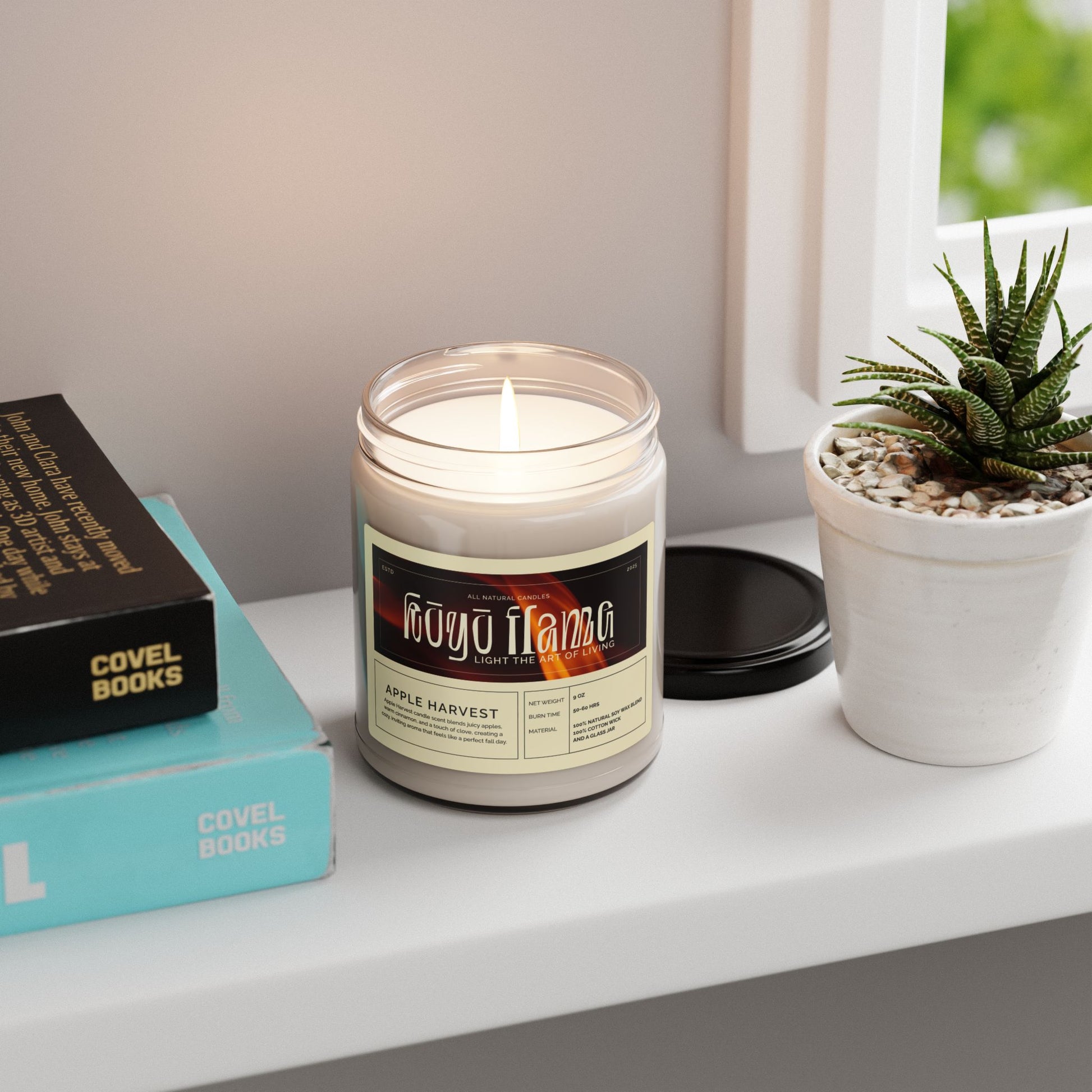 Apple Harvest Soy Candle – Cozy Fall Scent, Eco-Friendly Gift