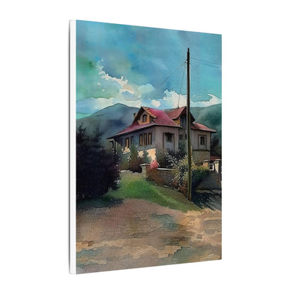 Artistic Stretched Canvas Print, Home Decor, Wall Art, Gift for Art Lovers, Nature Inspired, Landscape Artwork