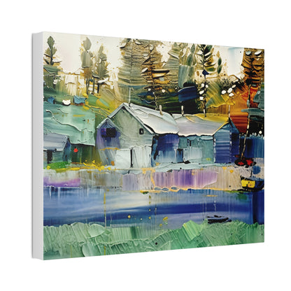 Serene Landscape Canvas Print – Tranquil Wall Art for Home | Nature-Inspired Decor | Ideal Gift for Art & Nature Lovers