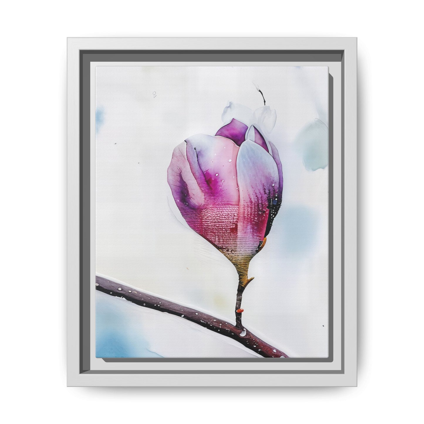 Framed Floral Canvas Art Print, Home Decor, Wall Art, Modern Decor, Gift for Her, Mother's Day, Botanical Print, Flower Gallery