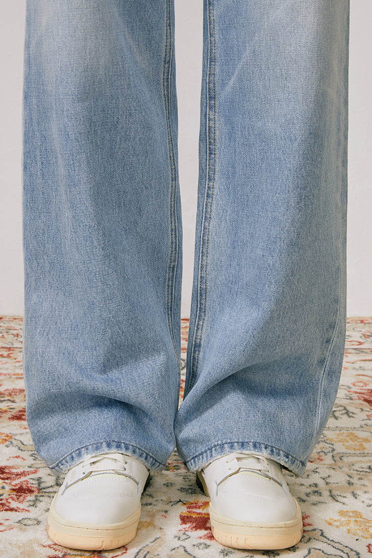 Coney Island Whitefish High Rise Wide Jeans HJ007