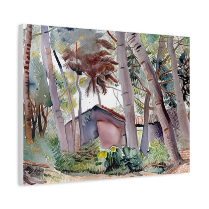 Nature-Inspired Wall Art, Canvas Print, Home Decor, Gift for Nature Lovers, Botanical Artwork, Rustic Aesthetic