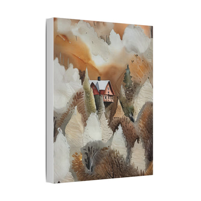 Autumn Landscape Art Print, Cozy Home Decor, Rustic Wall Art, Gift for Nature Lovers, Fall Decor, Housewarming Art