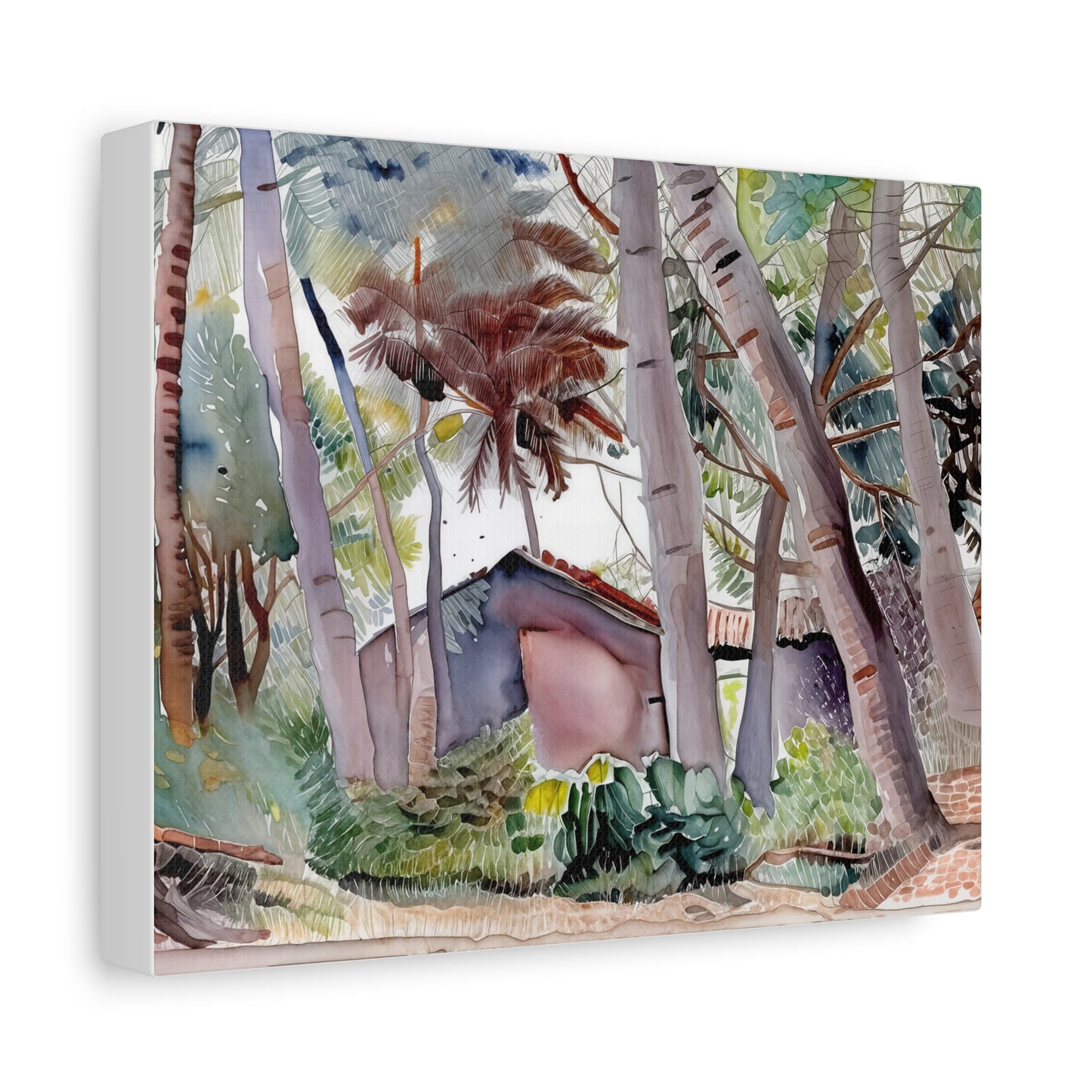 Nature-Inspired Wall Art, Canvas Print, Home Decor, Gift for Nature Lovers, Botanical Artwork, Rustic Aesthetic