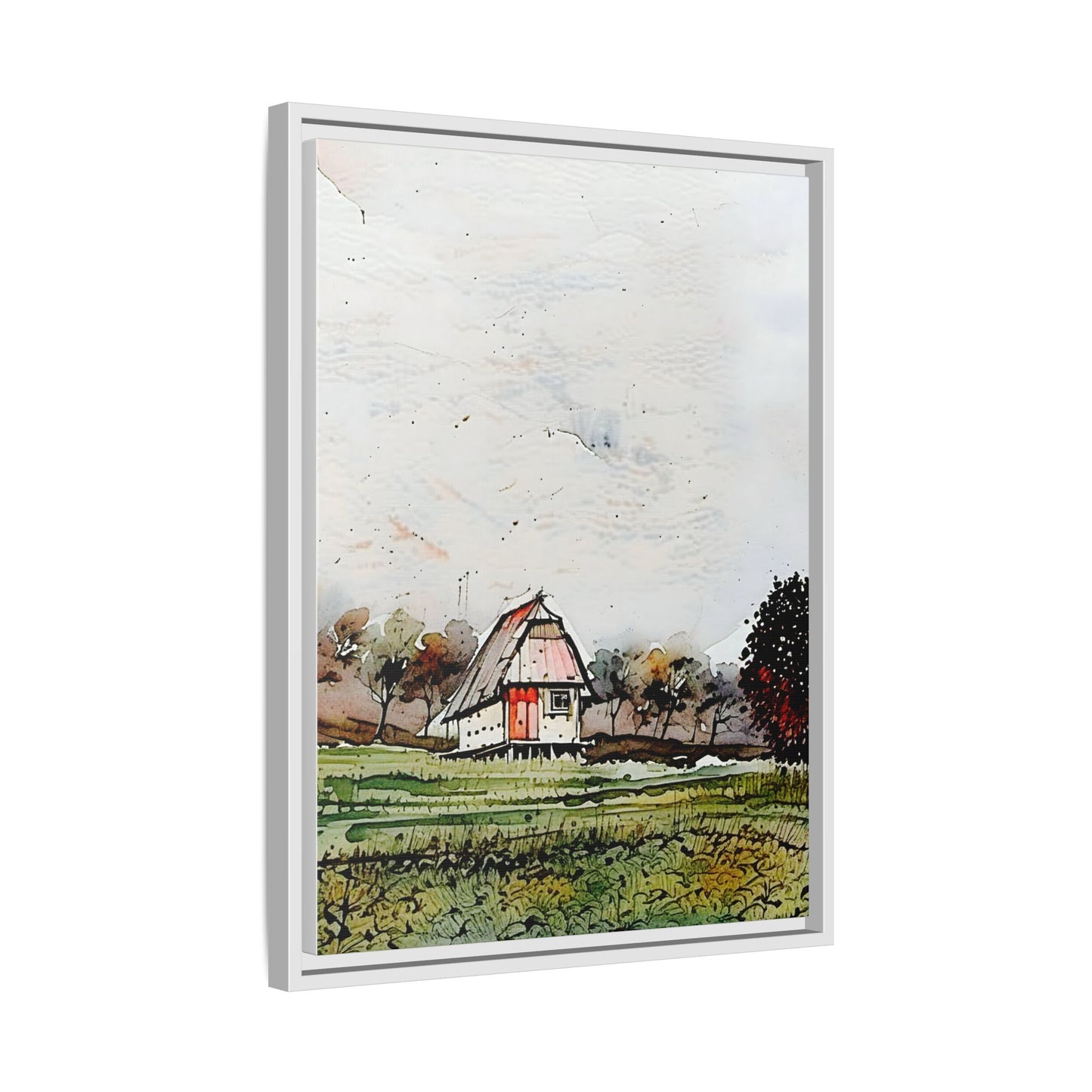 Framed Art Print, Colorful Farmhouse Wall Decor, Rustic Home Aesthetic, Housewarming Gift, Botanical Art, Nature Lover's Gift