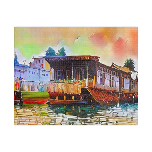 Vibrant Art Canvas Print, Home Decor, Gift for Art Lovers, Wall Art, Colorful Artwork, Housewarming Decoration