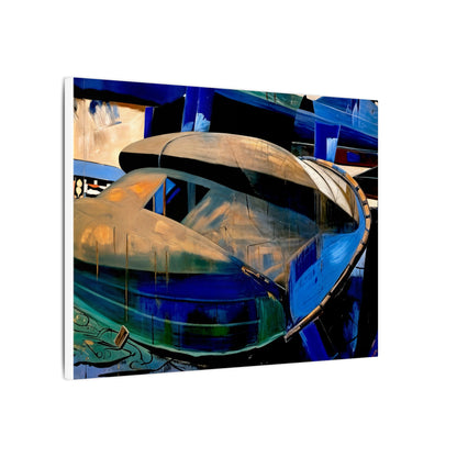 Artistic Canvas Wall Decor, Modern Abstract Art Print, Nautical Decor, Unique Home Decoration, Gift for Art Lovers