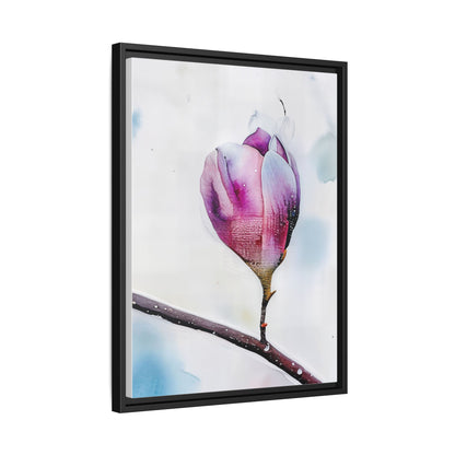 Framed Floral Canvas Art Print, Home Decor, Wall Art, Modern Decor, Gift for Her, Mother's Day, Botanical Print, Flower Gallery