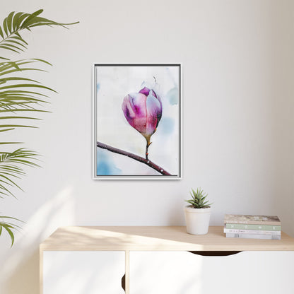Framed Floral Canvas Art Print, Home Decor, Wall Art, Modern Decor, Gift for Her, Mother's Day, Botanical Print, Flower Gallery