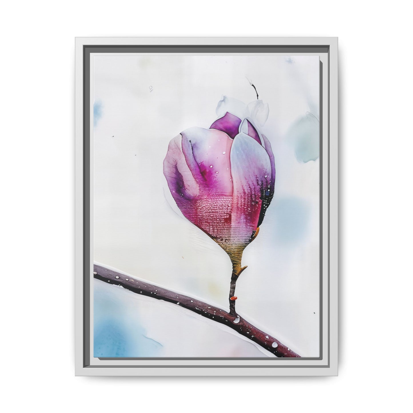 Framed Floral Canvas Art Print, Home Decor, Wall Art, Modern Decor, Gift for Her, Mother's Day, Botanical Print, Flower Gallery