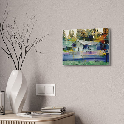 Serene Landscape Canvas Print – Tranquil Wall Art for Home | Nature-Inspired Decor | Ideal Gift for Art & Nature Lovers