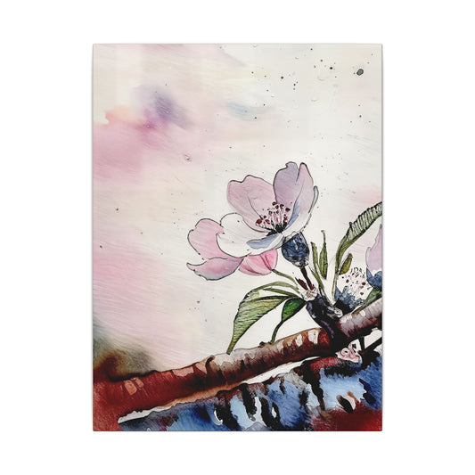 Floral Art Canvas Print, Watercolor Wall Décor, Home Decor Gift, Nature Artwork, Elegant Wall Art