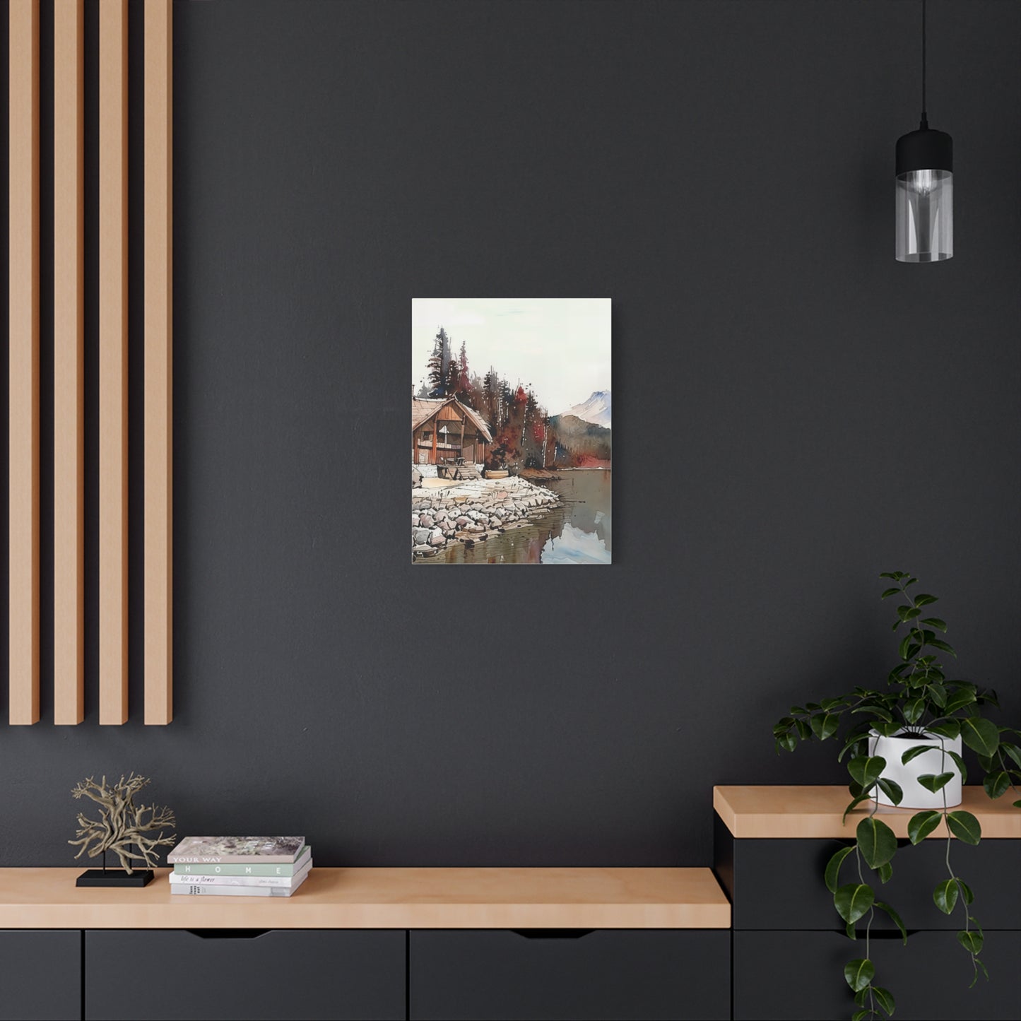 Nature-Inspired Canvas Art for Home Decor, Ideal for Cabin Vibes, Rustic Aesthetic, Housewarming Gift, Nature Lovers