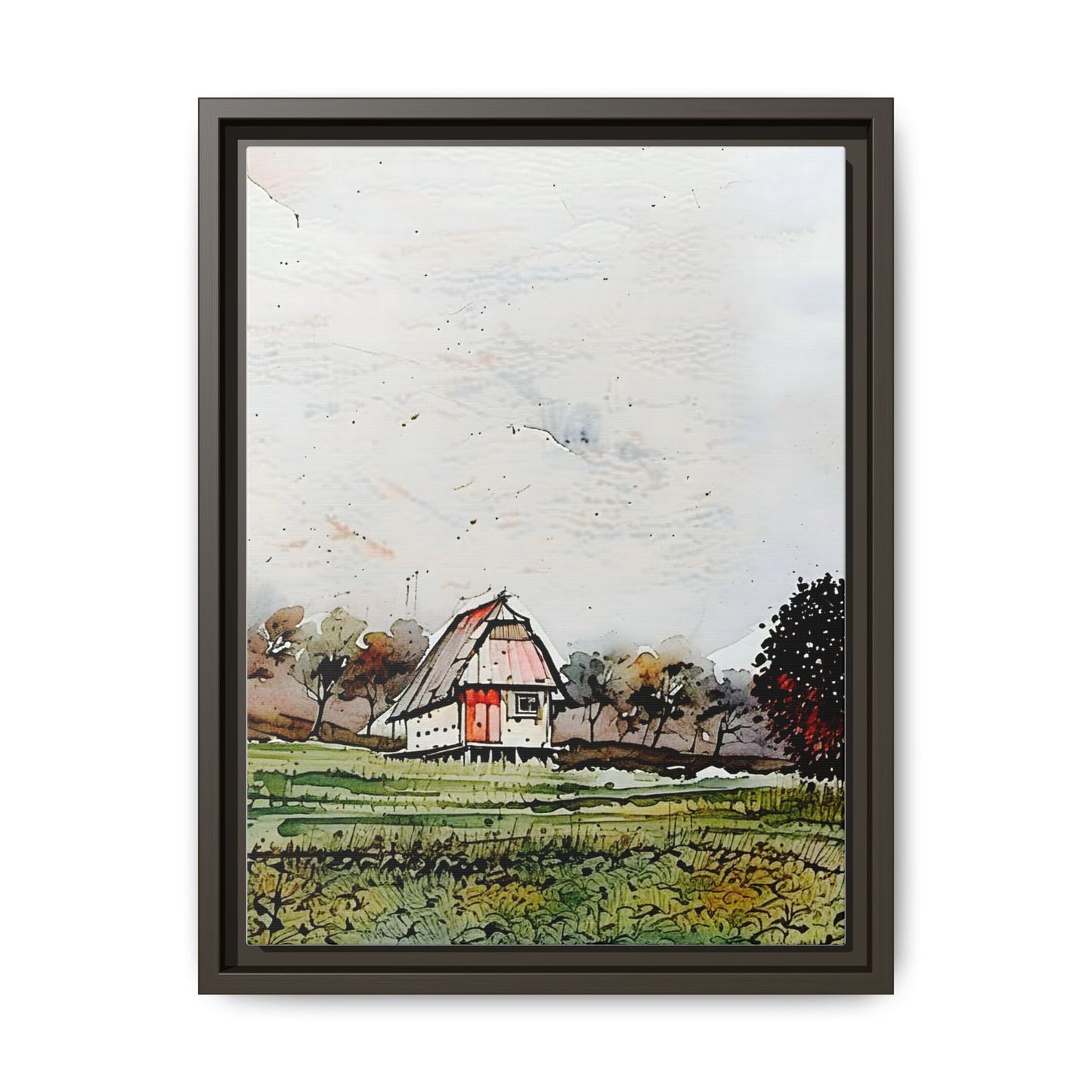 Framed Art Print, Colorful Farmhouse Wall Decor, Rustic Home Aesthetic, Housewarming Gift, Botanical Art, Nature Lover's Gift