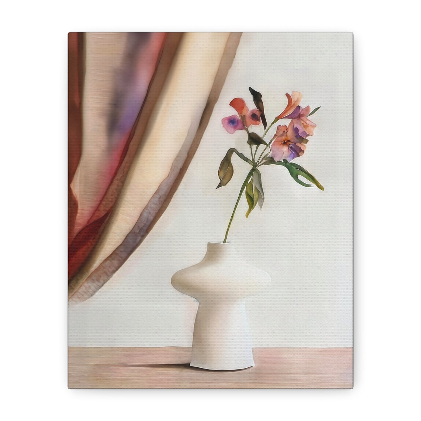 Artistic Wall Canvas Print, Home Decor, Floral Artwork, Modern Wall Art, Living Room, Gallery Wall, Gift Idea, Minimalist Decor