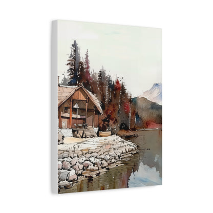 Nature-Inspired Canvas Art for Home Decor, Ideal for Cabin Vibes, Rustic Aesthetic, Housewarming Gift, Nature Lovers