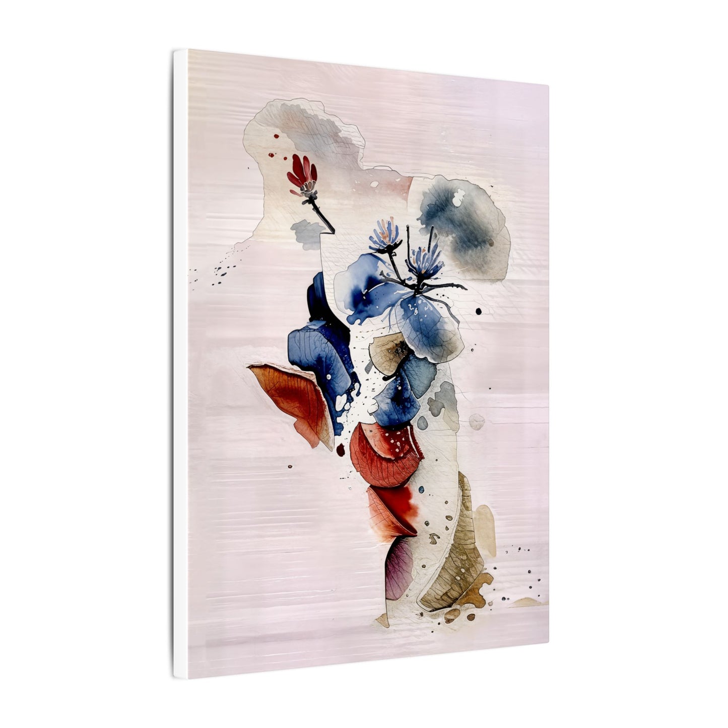 Framed Floral Art Print, Abstract Wall Decor, Matte Canvas Artwork, Home Aesthetic, Gift for Nature Lovers