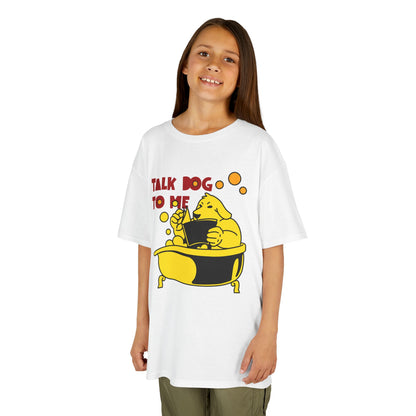 "Talk Dog to Me" Kids Tee – Funny Pet Shirt, Cute Gift for Animal-Loving Kids