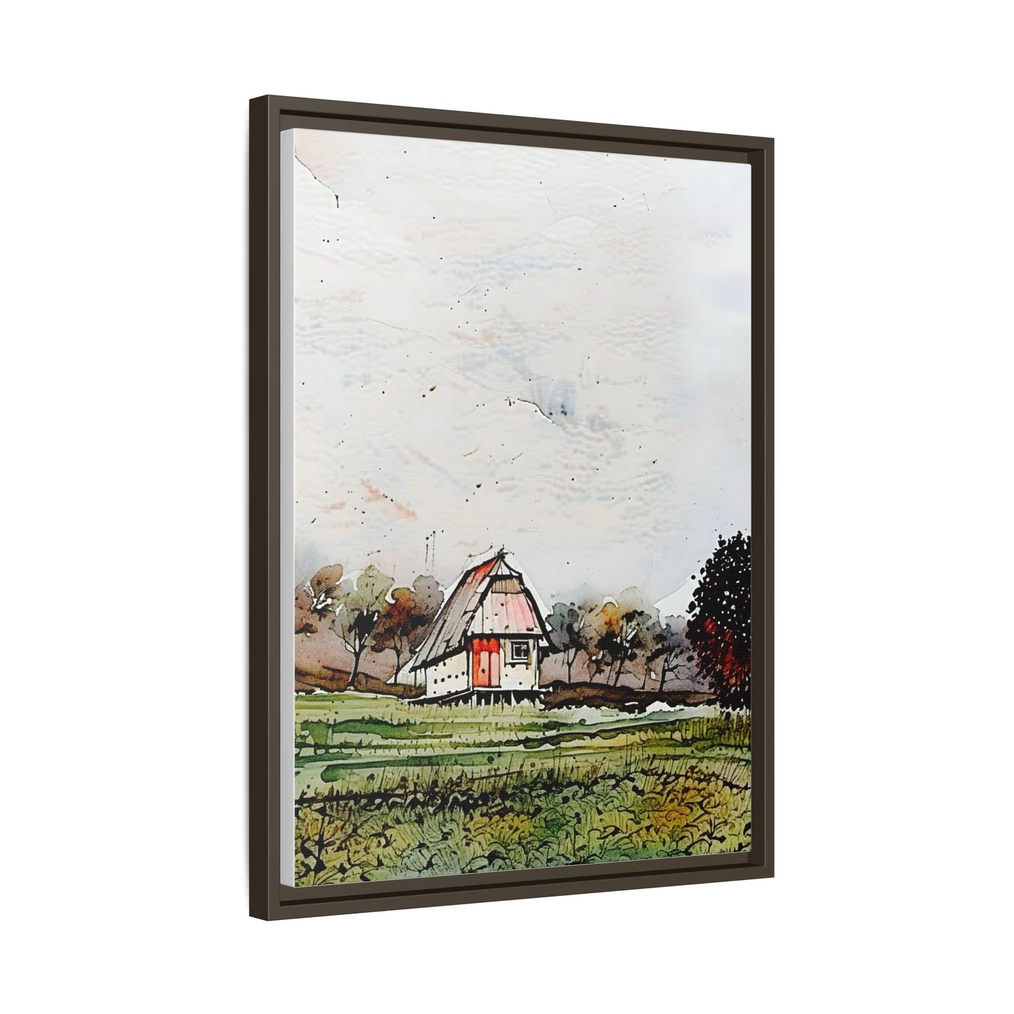 Framed Art Print, Colorful Farmhouse Wall Decor, Rustic Home Aesthetic, Housewarming Gift, Botanical Art, Nature Lover's Gift