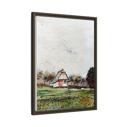 Framed Art Print, Colorful Farmhouse Wall Decor, Rustic Home Aesthetic, Housewarming Gift, Botanical Art, Nature Lover's Gift