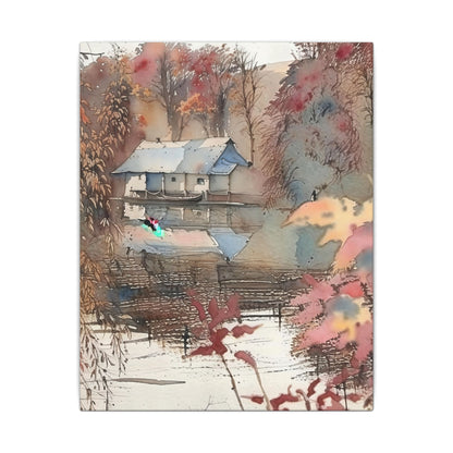 Artistic Canvas Wall Art, Home Decor, Nature Scene, Rustic Wall Decor, Gift for Nature Lovers, Cozy Living Room Decoration