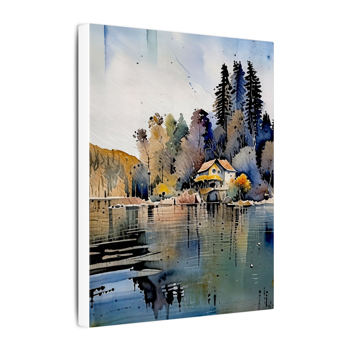 Scenic Matte Canvas Print, Wall Art, Home Decor, Nature Love, Gift Idea, Art Print, Landscape Painting