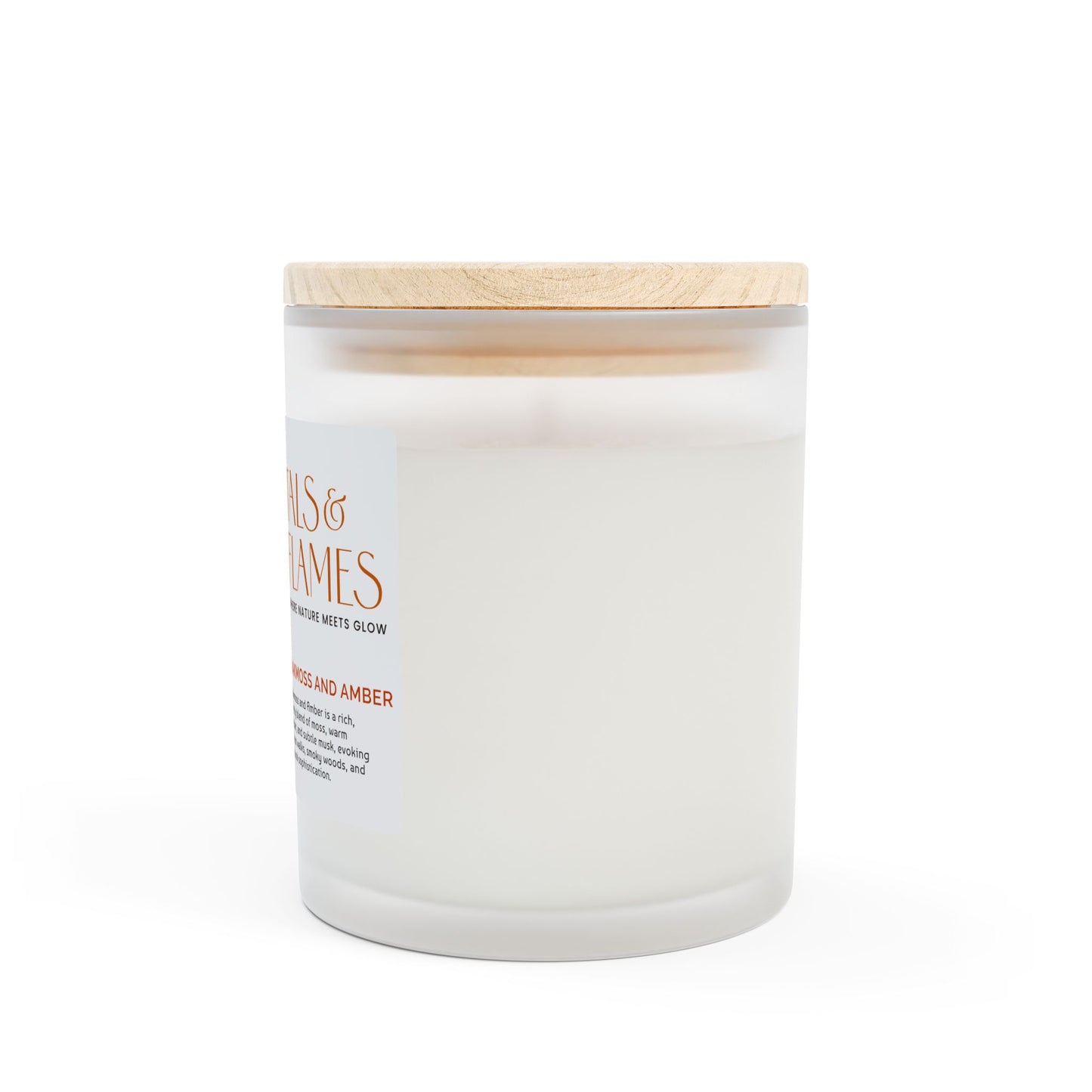 Oakmoss & Amber Candle – Natural, Cozy, Eco-Friendly Gift