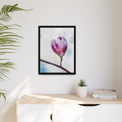Framed Floral Canvas Art Print, Home Decor, Wall Art, Modern Decor, Gift for Her, Mother's Day, Botanical Print, Flower Gallery
