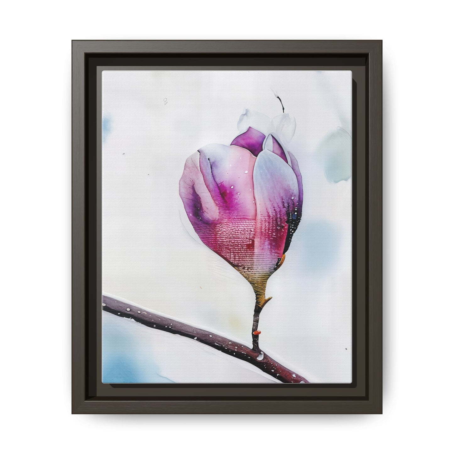 Framed Floral Canvas Art Print, Home Decor, Wall Art, Modern Decor, Gift for Her, Mother's Day, Botanical Print, Flower Gallery