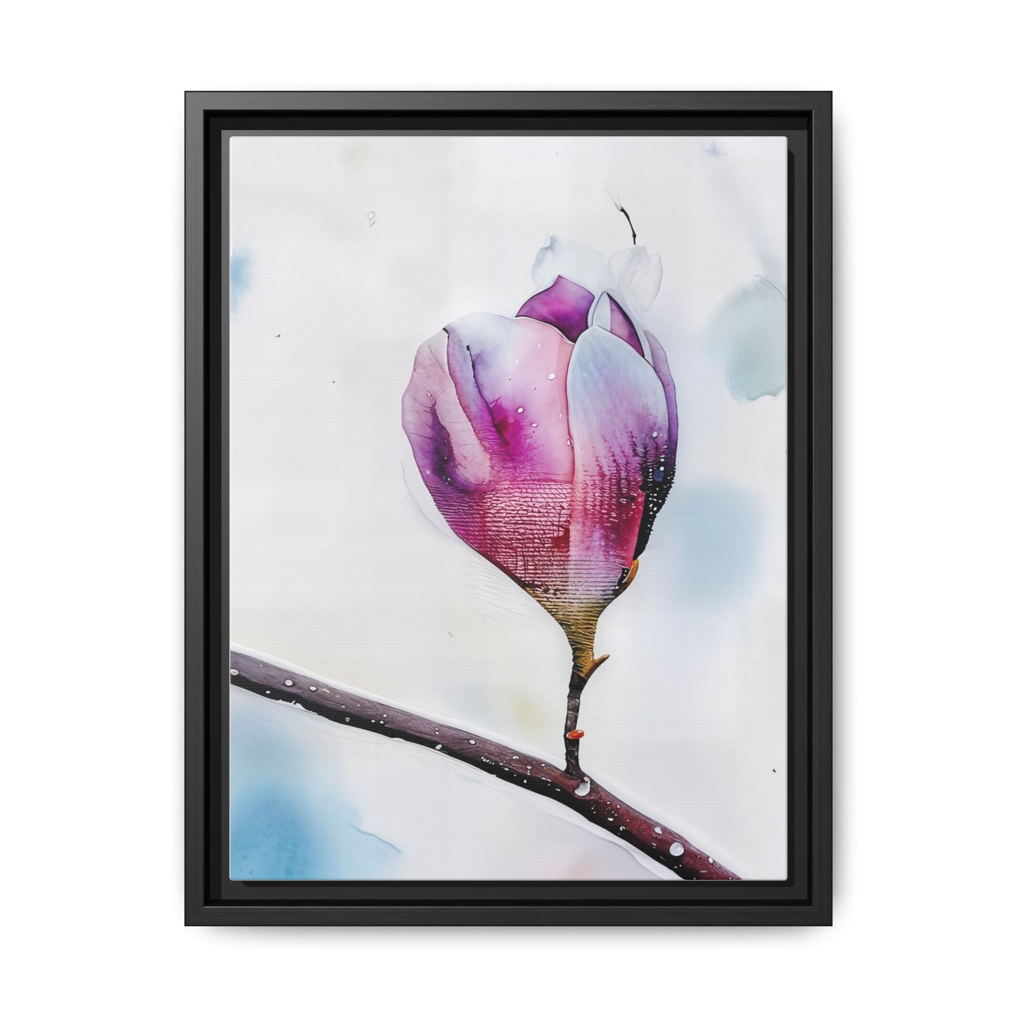 Framed Floral Canvas Art Print, Home Decor, Wall Art, Modern Decor, Gift for Her, Mother's Day, Botanical Print, Flower Gallery