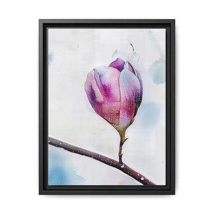 Framed Floral Canvas Art Print, Home Decor, Wall Art, Modern Decor, Gift for Her, Mother's Day, Botanical Print, Flower Gallery