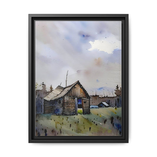 Multi-Color Framed Canvas Art, Rustic Home Décor, Nature Wall Art, Cabin Artwork, Gift for Nature Lovers