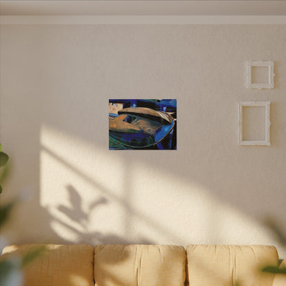 Artistic Canvas Wall Decor, Modern Abstract Art Print, Nautical Decor, Unique Home Decoration, Gift for Art Lovers