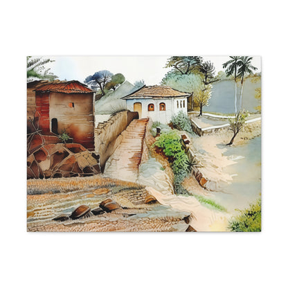 Canvas Wall Art, Vibrant Landscape Decoration, Home Decor, Art Gift for Nature Lovers, Inspirational Artwork