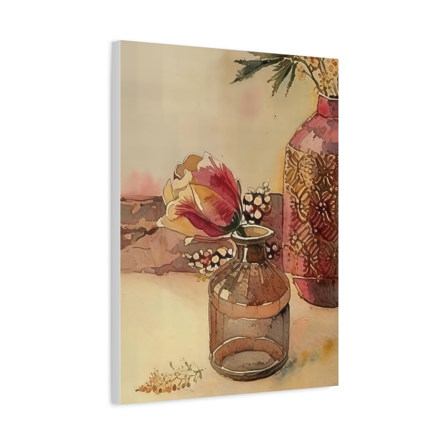 Floral Still Life Canvas Art Print, Home Decor, Wall Art, Gift for Her, Modern Decor, Living Room Decor, Gallery Wall