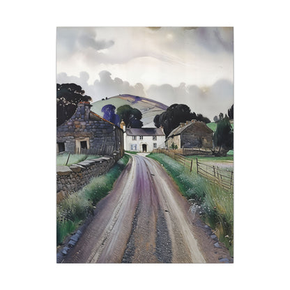 Serene Landscape Canvas Art Print, Wall Decor, Home Decor, Gift for Nature Lovers, Unique Art Piece, Rustic Decor